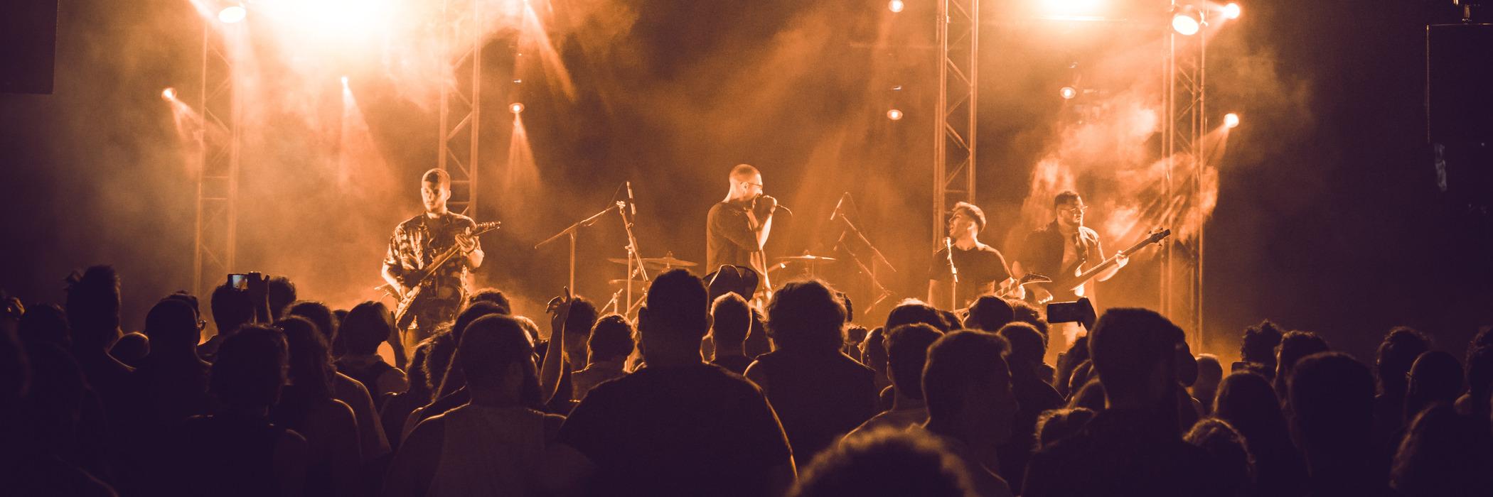 Banner photo showing how Metal Heads are one of the many target audience for MusicLeb and how they can benefit from the website. Unleash intense tracks with powerful metal performances.